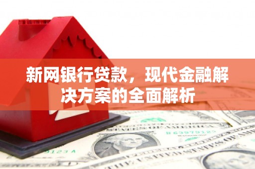 连城新网银行贷款，现代金融解决方案的全面解析
