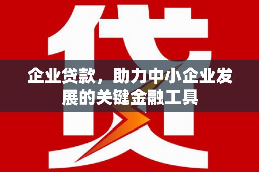 连城企业贷款，助力中小企业发展的关键金融工具