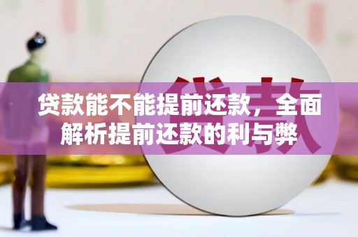 连城贷款能不能提前还款，全面解析提前还款的利与弊