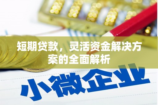 连城短期贷款，灵活资金解决方案的全面解析