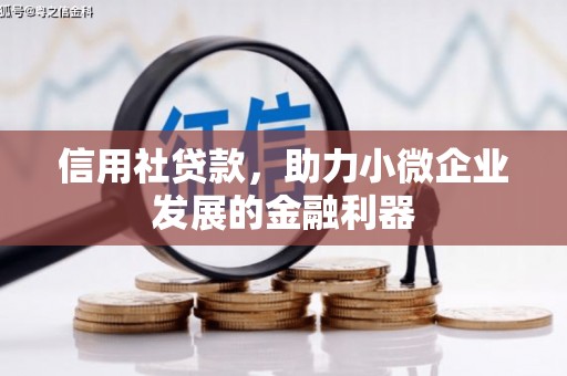 连城信用社贷款，助力小微企业发展的金融利器
