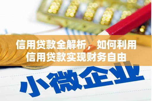 连城信用贷款全解析，如何利用信用贷款实现财务自由